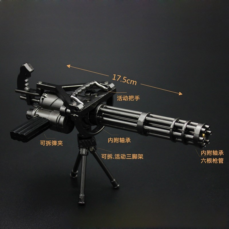 1/6 Scale Soldier Weapon Accessory Minigun Gatling Gun For Articulated Body