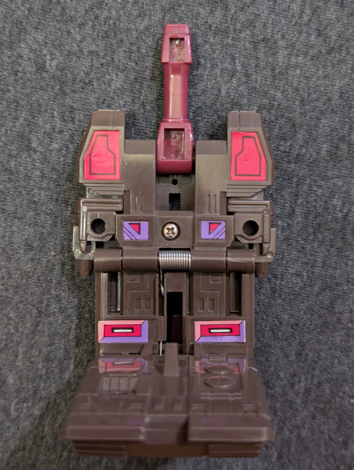 Vintage Hasbro TRANSFORMERS Generation One G1 Duocon FLYWHEELS Jet Tank W/O Gun