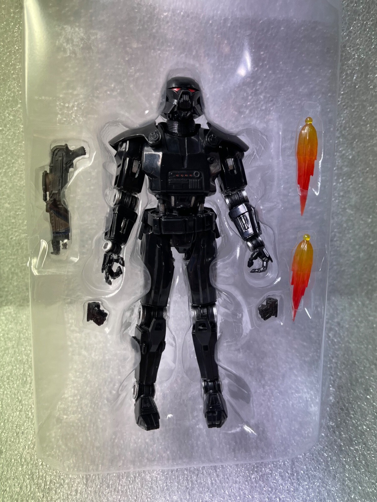 star wars black series dark trooper in trimmed tray