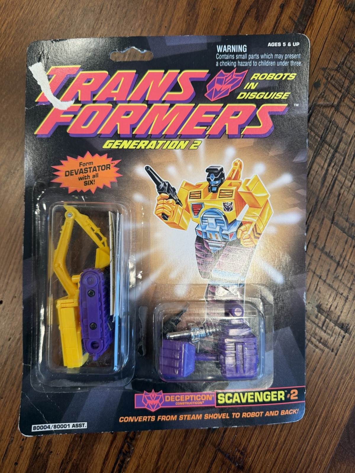 Transformers Scavenger Generation 2 Constructicon 1992 Mint Factory Sealed
