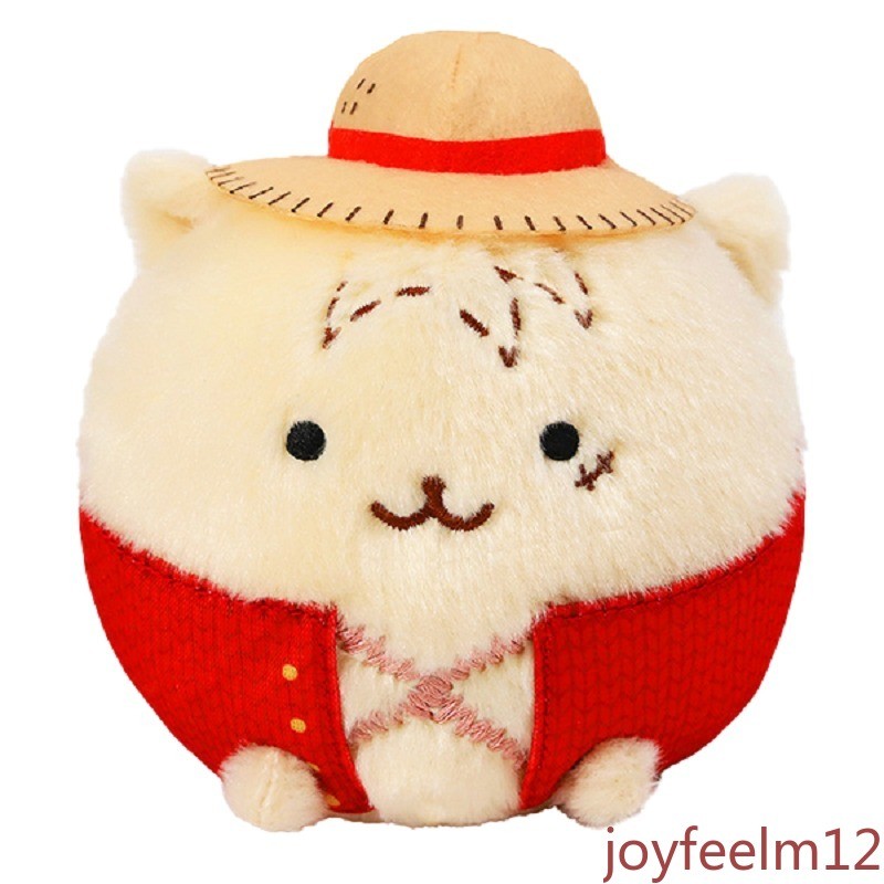 MOVIC Authentic One Piece Sanji Cat Eye Mask Plush Keychain – Anime Collectible