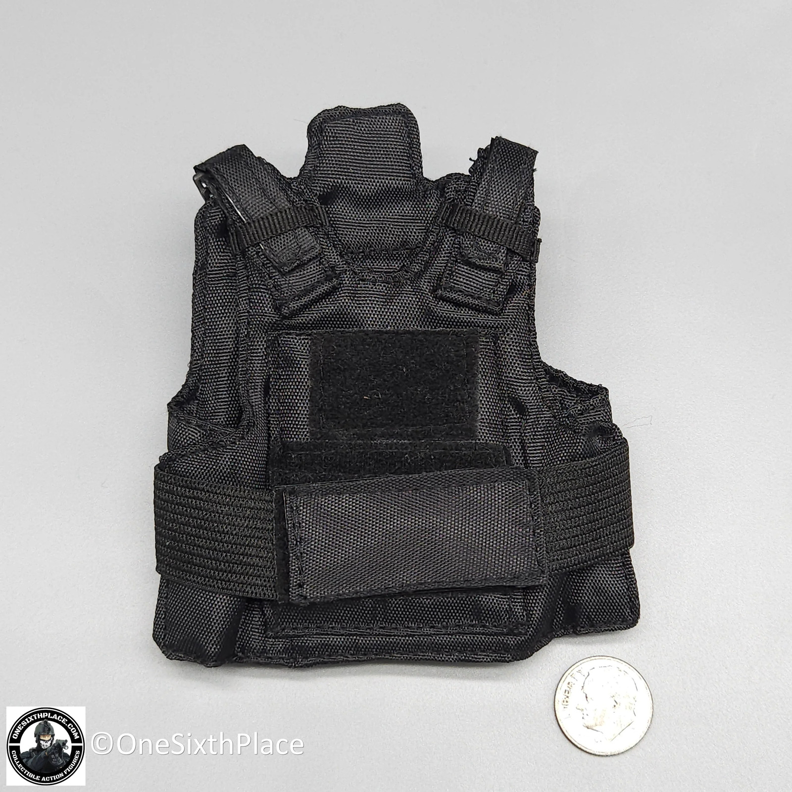 1:6 scale Toy Soldier Delta Force Black PT Body Armor for 12&Prime; Figures