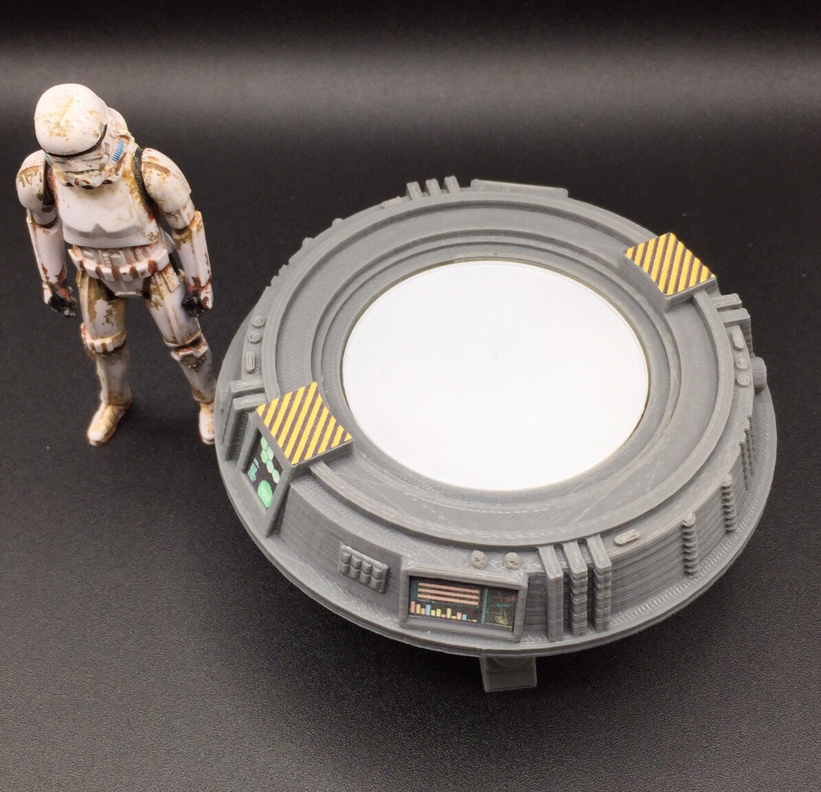 CUSTOM SCI FI HOLO TABLE for 3.75&Prime; figure diorama star wars GI JOE (C01)