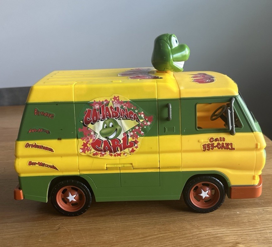 TMNT 2008 Cowabunga Carl Pizza Van Used