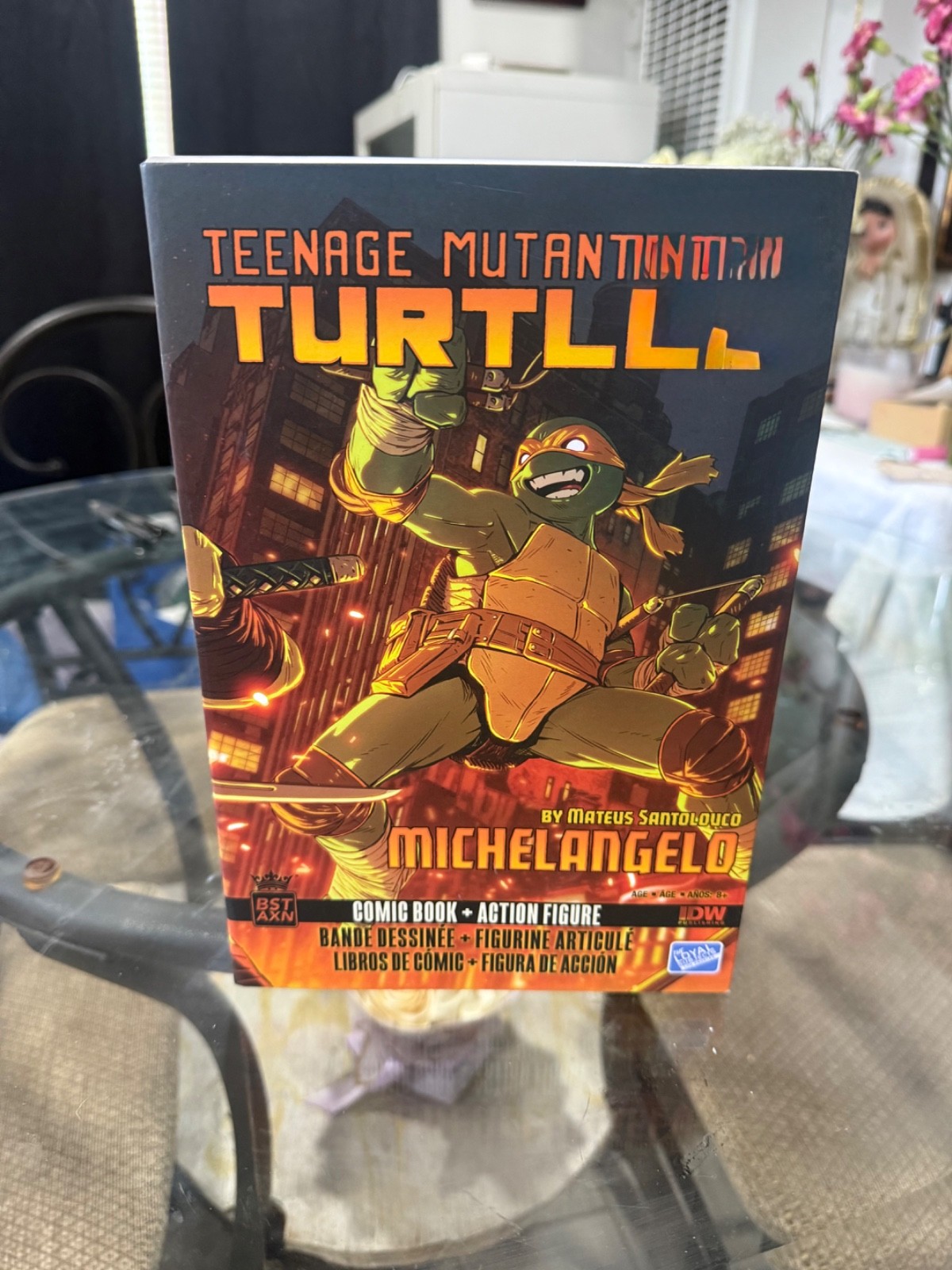 BST AXN Teenage Mutant Ninja Turtles Michelangelo by Mateus Santolouco 5&Prime; Figure