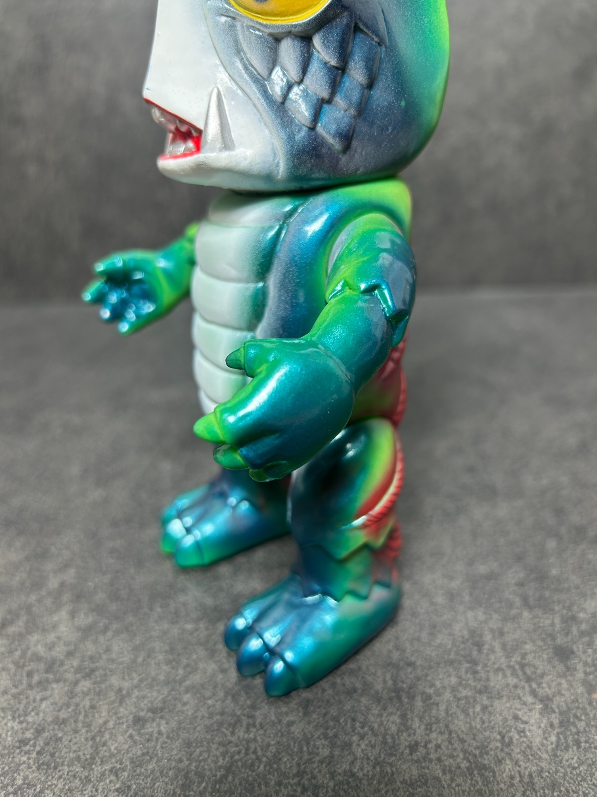 Marusan Guiron Sofubi 7.8&Prime; Soft Vinyl Figure Gamera Vintage 1998 w/ Header & Bag