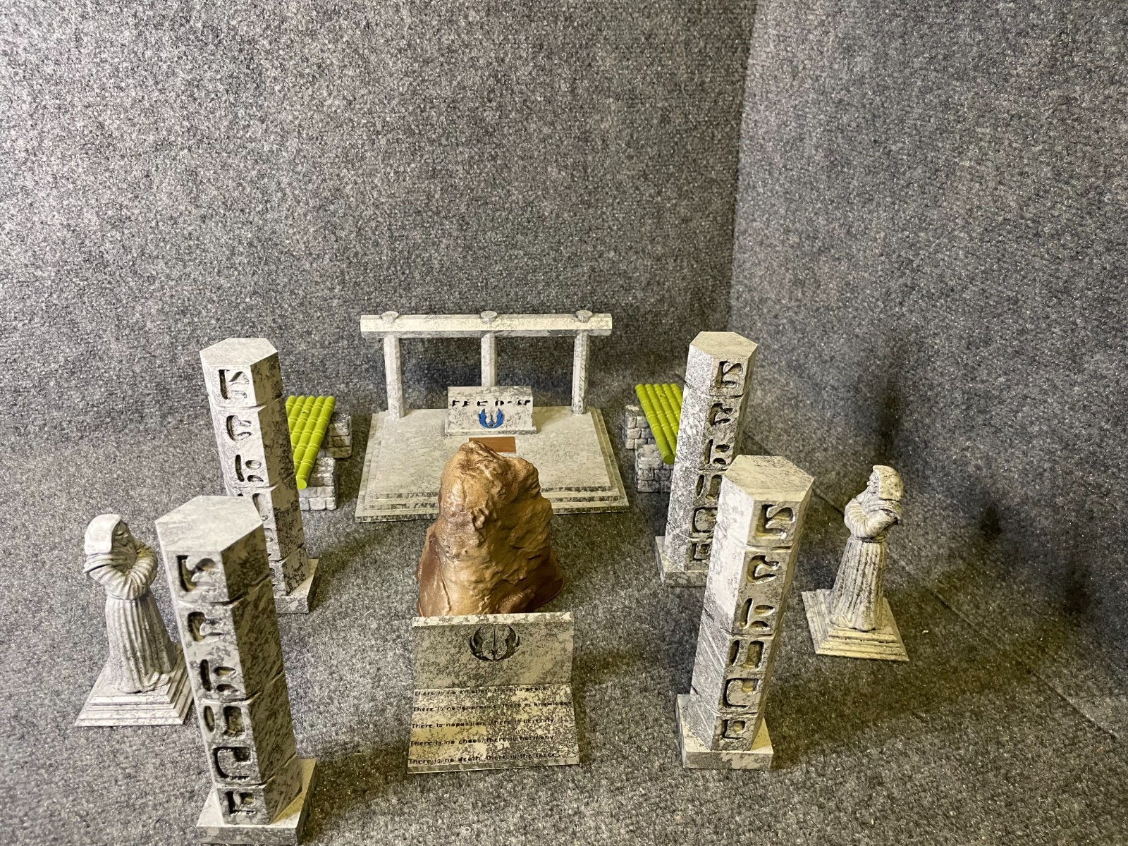 Star Wars 3.75 Jedi shrine /Temple and or outside Courtyard