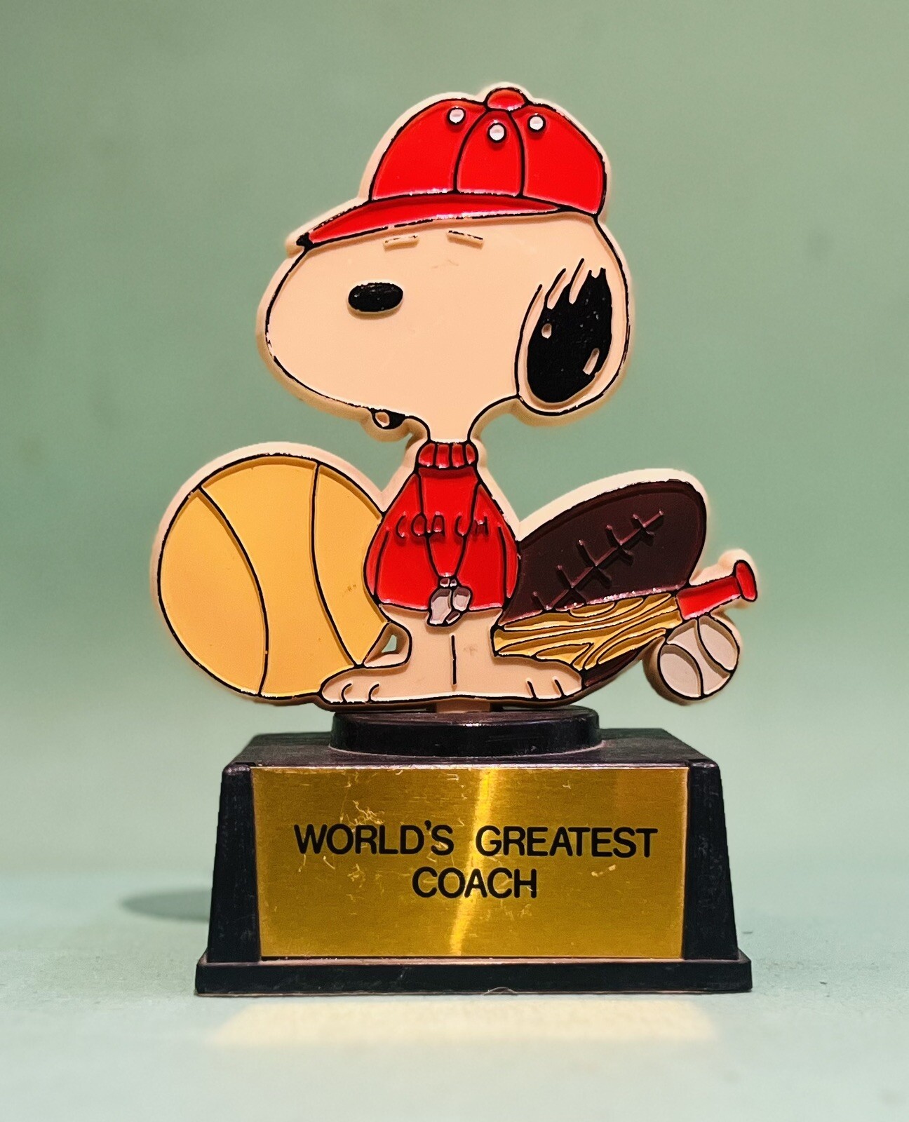 Aviva Peanuts Snoopy Worlds Greatest Teacher Award Sport Coach Trophy