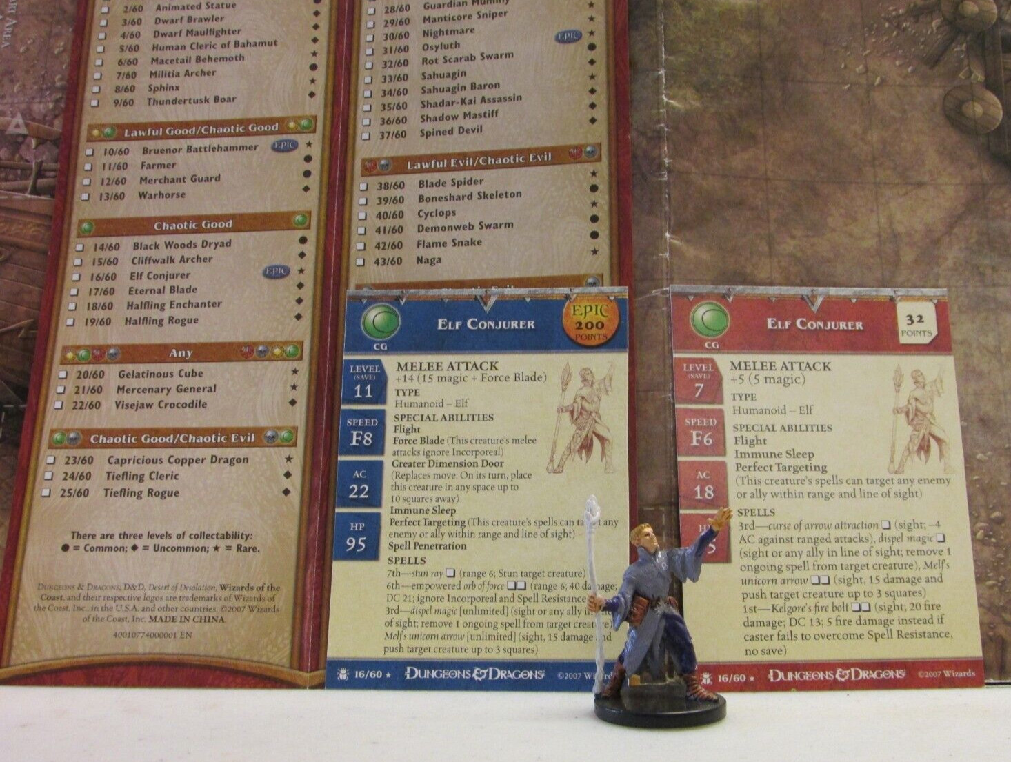 DnD Miniatures Desert of Desolation – Singles