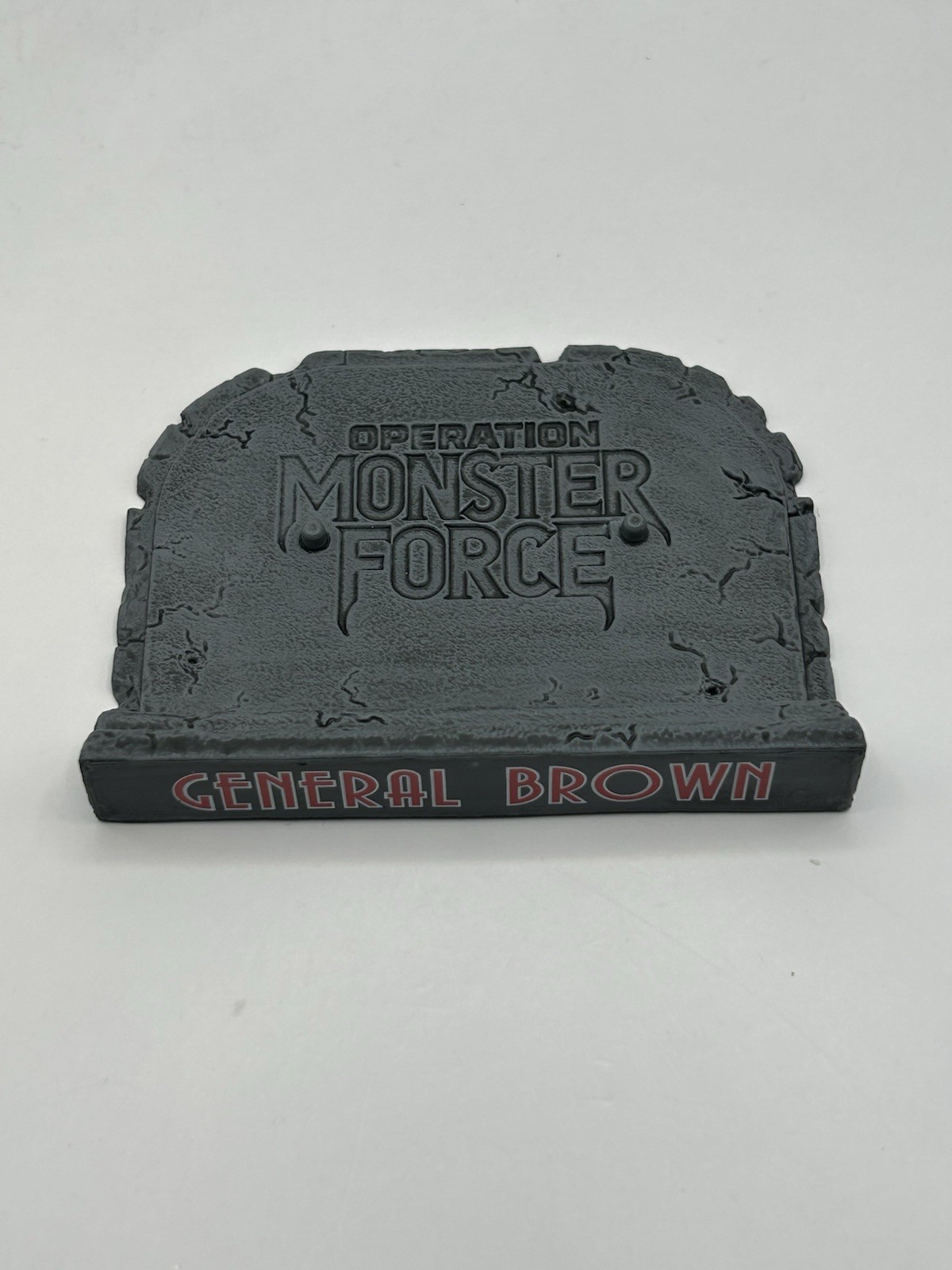 Monster Force Season Zero General Brown Display Stand Fodder 1/12 Scale