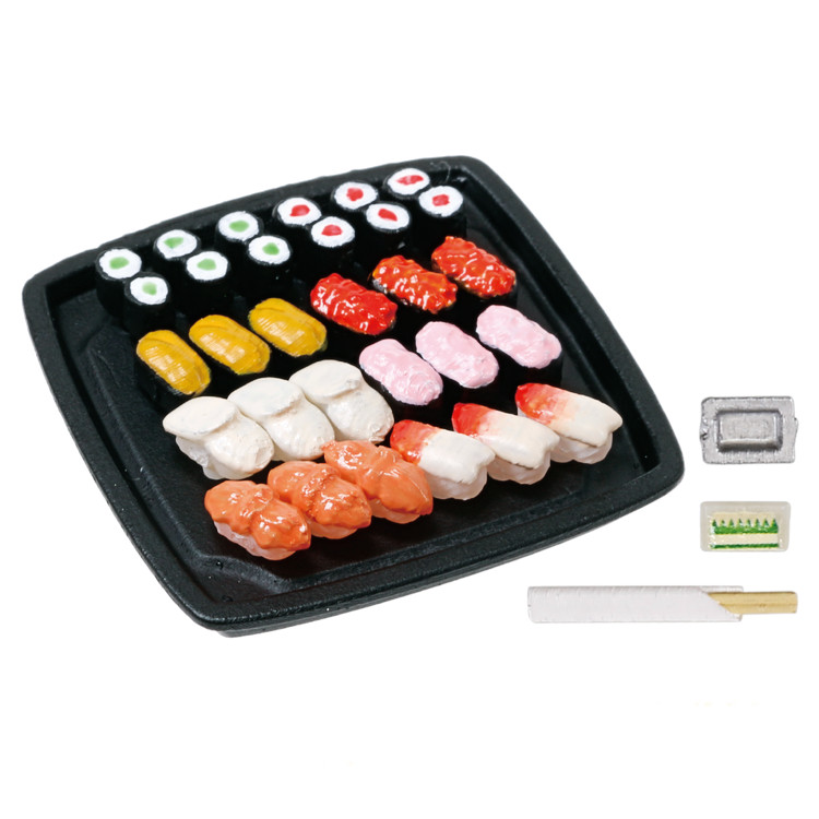 Random 1/12 Scale Sushi Diorama Prop Food 6&Prime; Action Figure Dollhouse Accessory