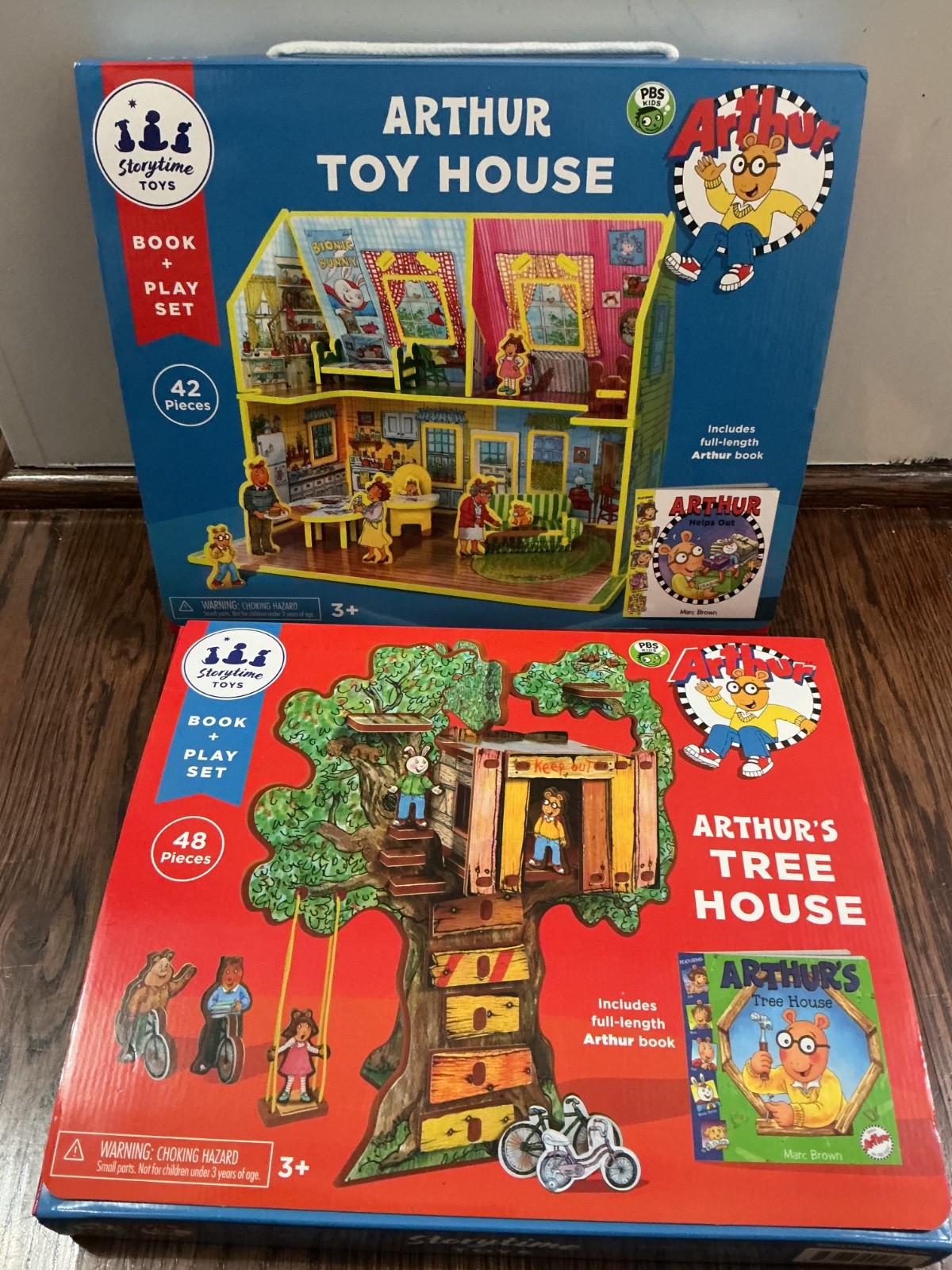Arthur Toy House Book & Tree House Play Set by Story Time 3D Playset