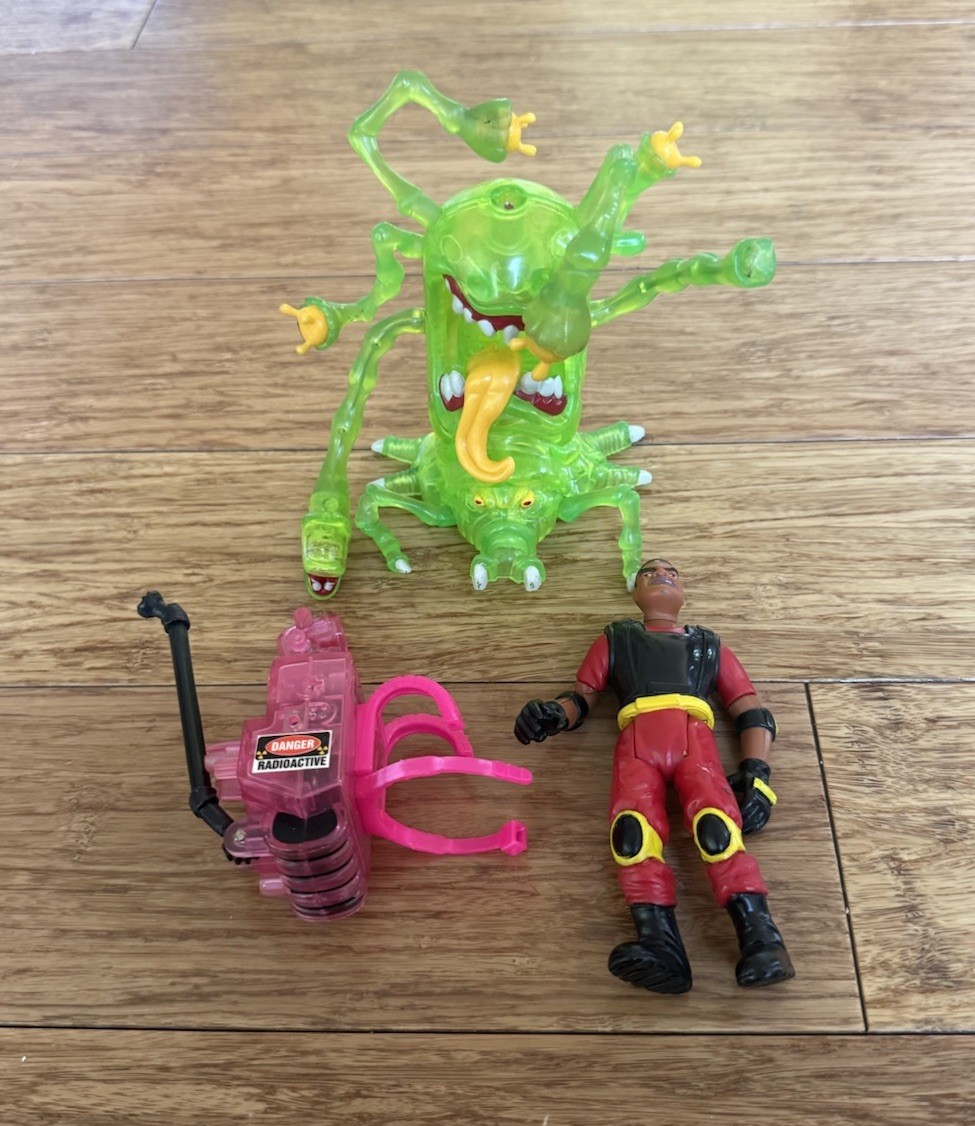 LOT Vintage 1997 Extreme Ghostbusters House Ghost Roland Proton Trendmaster Read