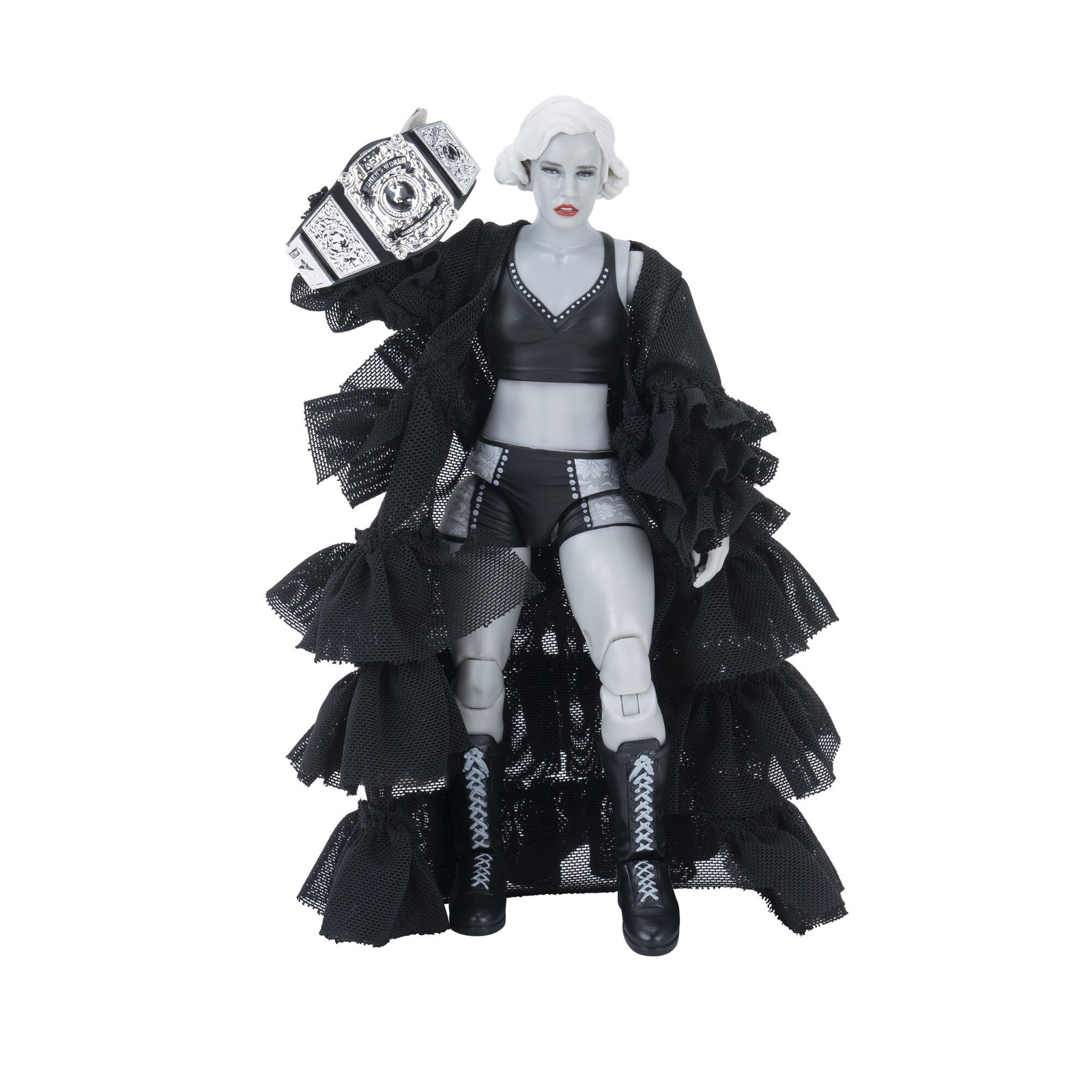 Timeless Toni Storm (Black & White) – AEW Toy Wrestling Figure