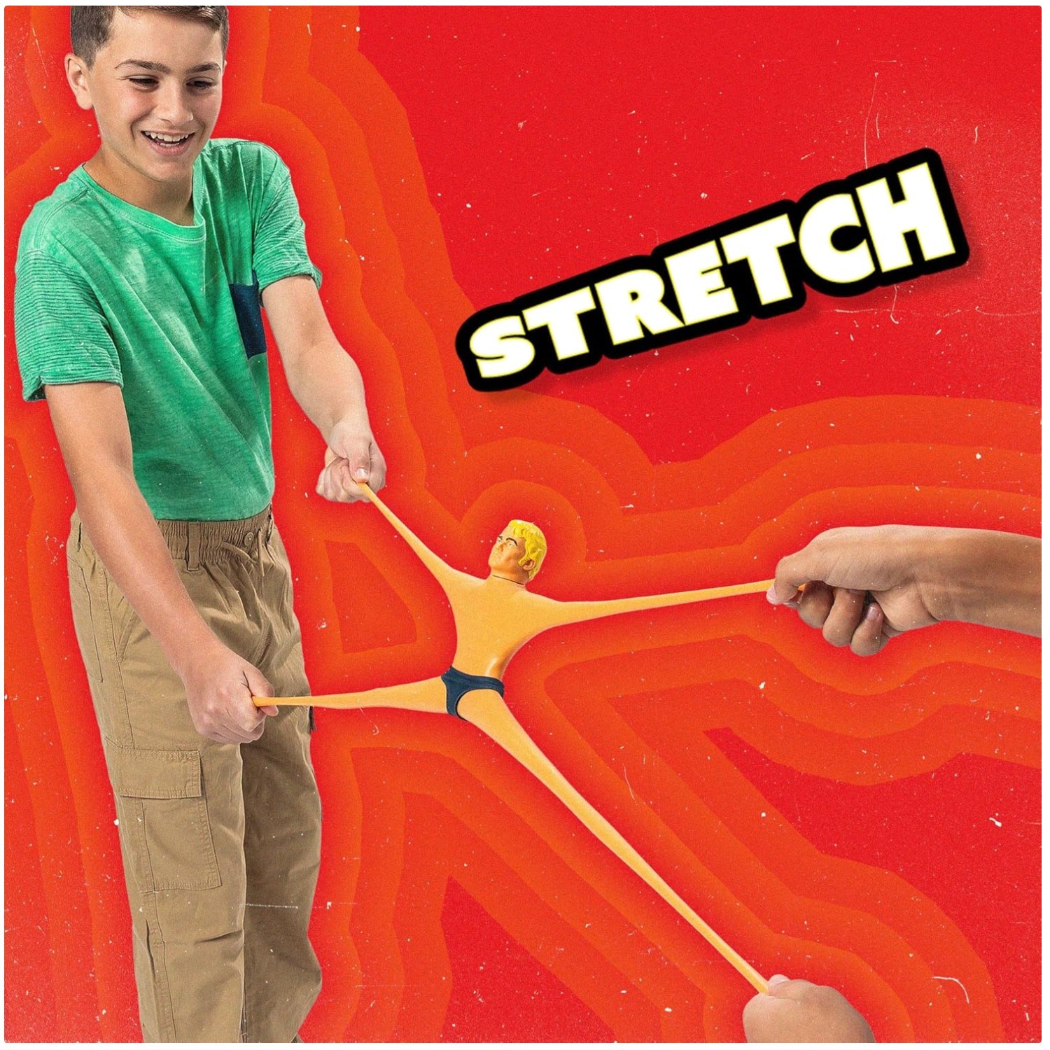 Retro Stretch Armstrong, Bendable Action Figure, Collectible