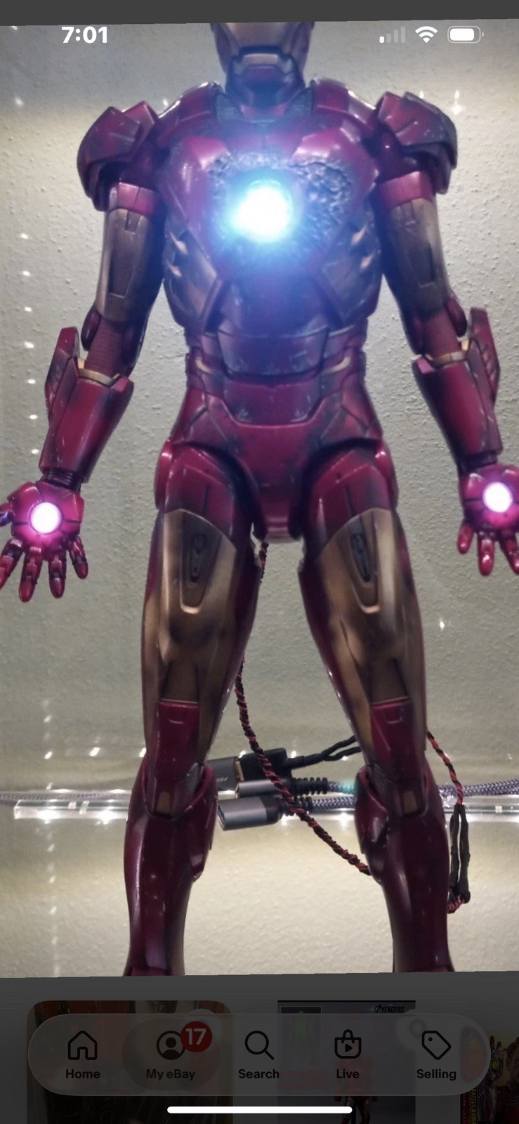 USB Powered Iron Man 7 Vll