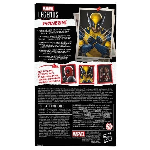 IN STOCK! Deadpool & Wolverine Marvel Legends WOLVERINE 6-Inch Actio BY HASBRO