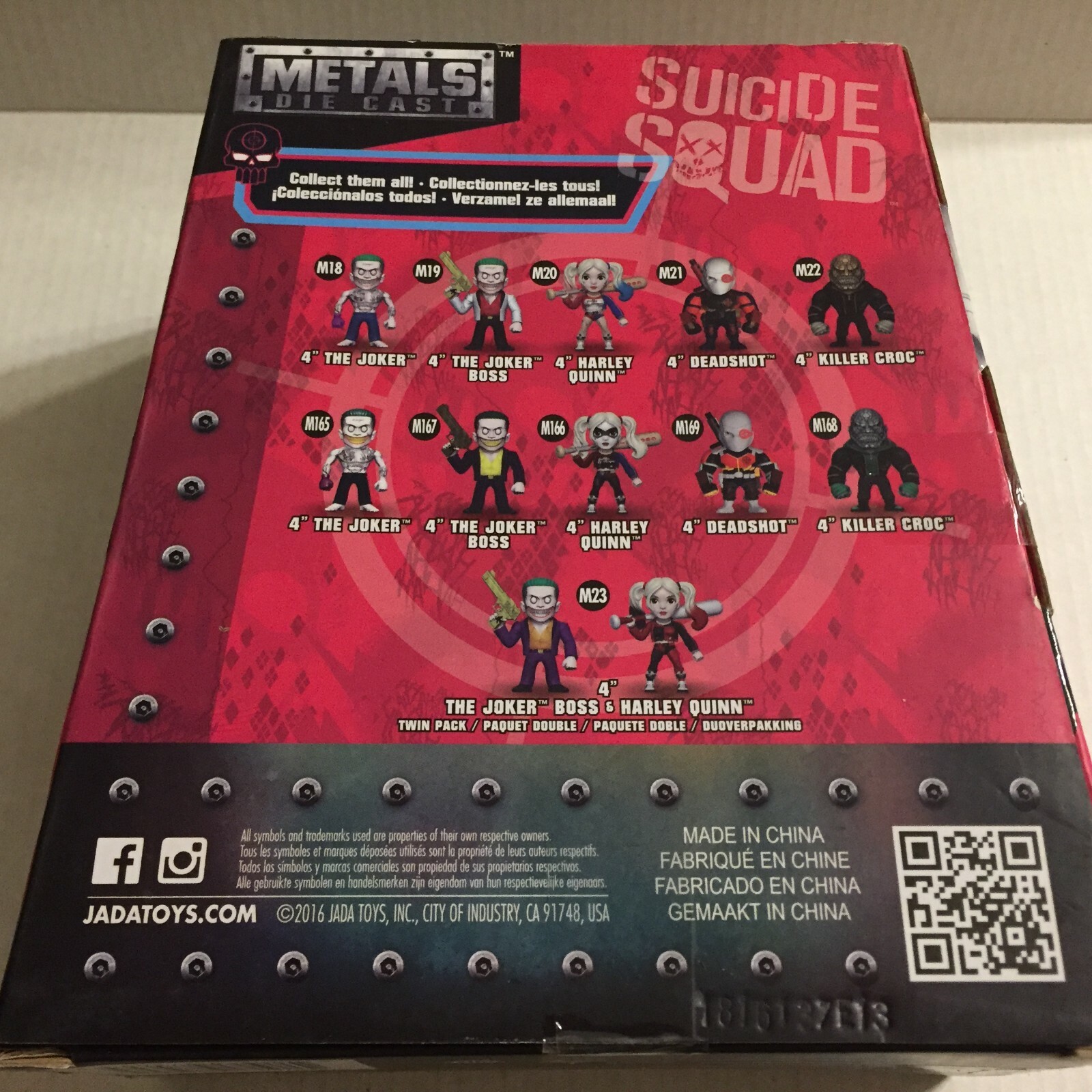 NEW DC Comics Suicide Squad Deadshot 4 » Metal Figure M21