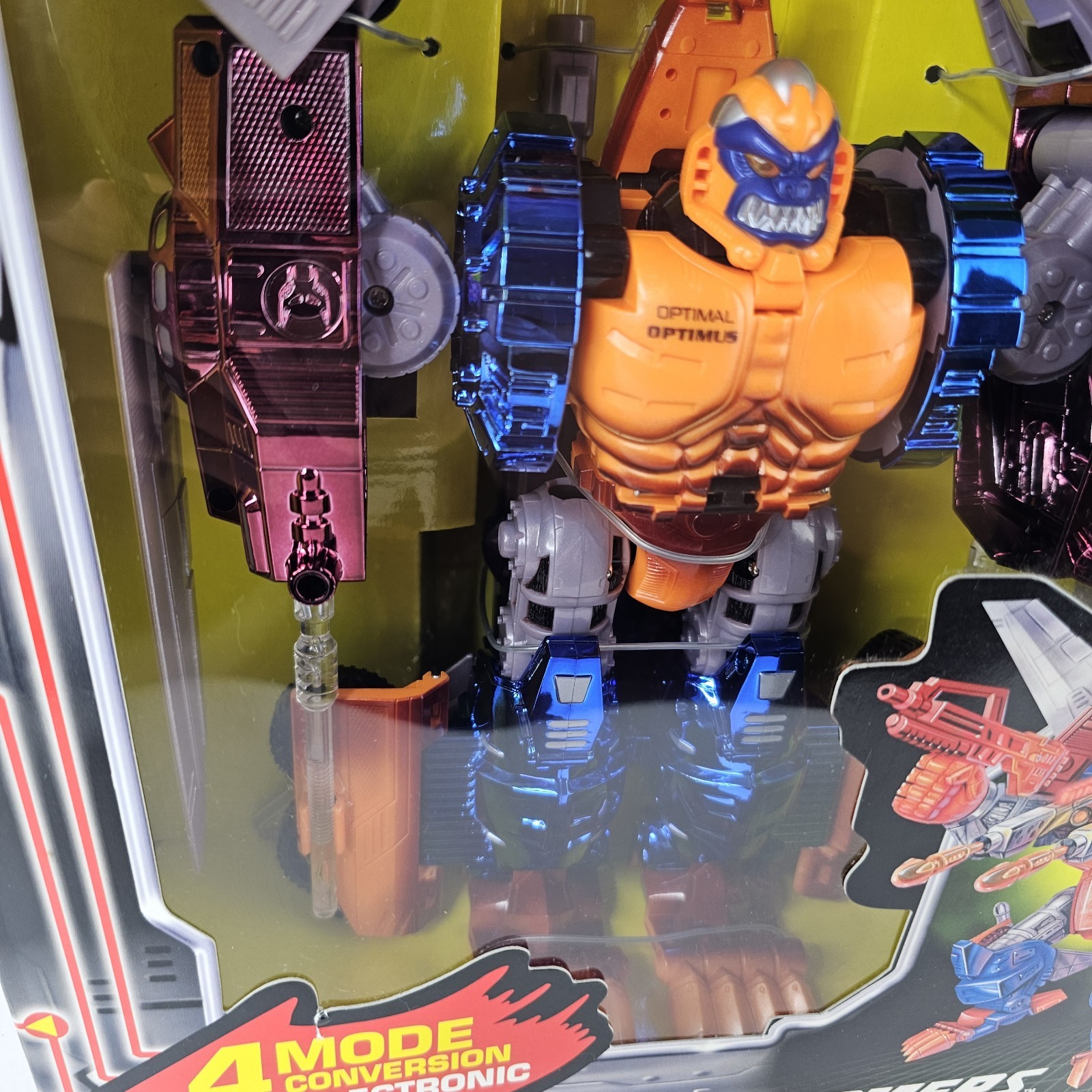 Hasbro 1997 Transformers Beast Wars Optimal Optimus Primal Transmetals Figure
