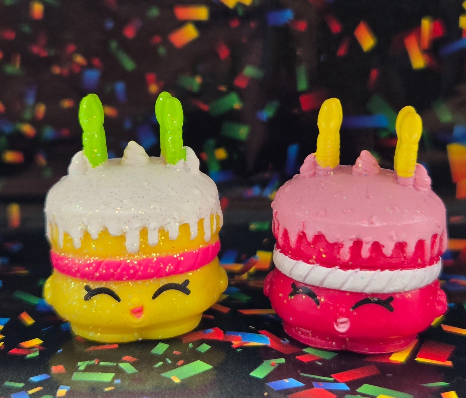 SHOPKINS Season 1 WISHES #1-085 & #1-095 ULTRA RARE Figures Pantry Team Lot of 2