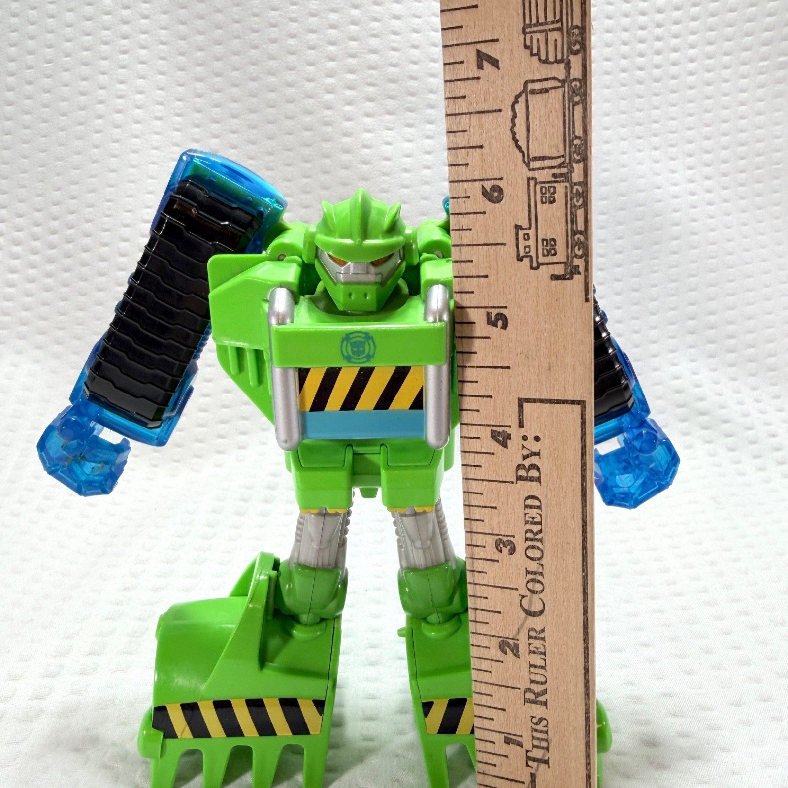 Transformers Playskool Heroes Rescue Bot Energize Boulder Construction Figure 6&Prime;