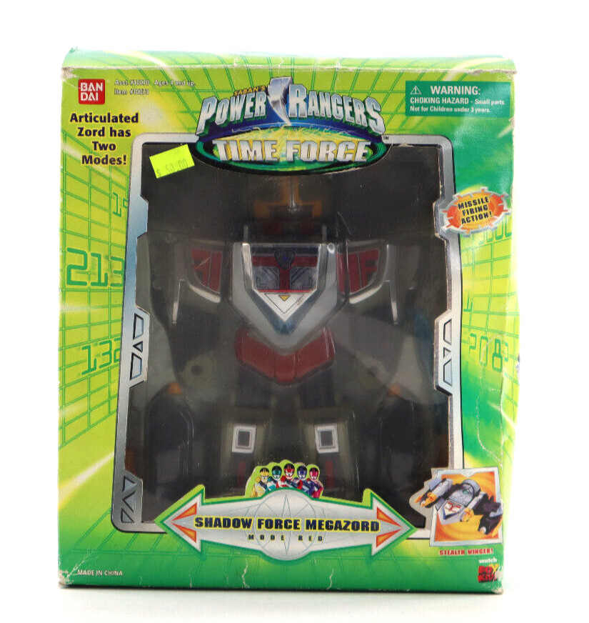 Power Rangers Time Force 10&Prime; Shadow Force Megazord Mode Red Bandai Medium