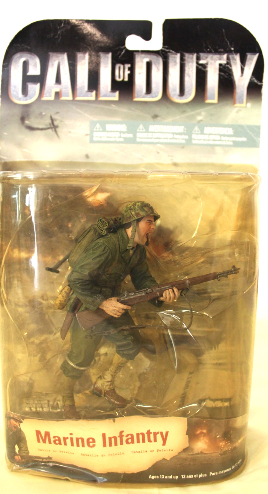 NEW McFarlane CALL OF DUTY Marine Infantry Battle of Peleliu SEALED Figure