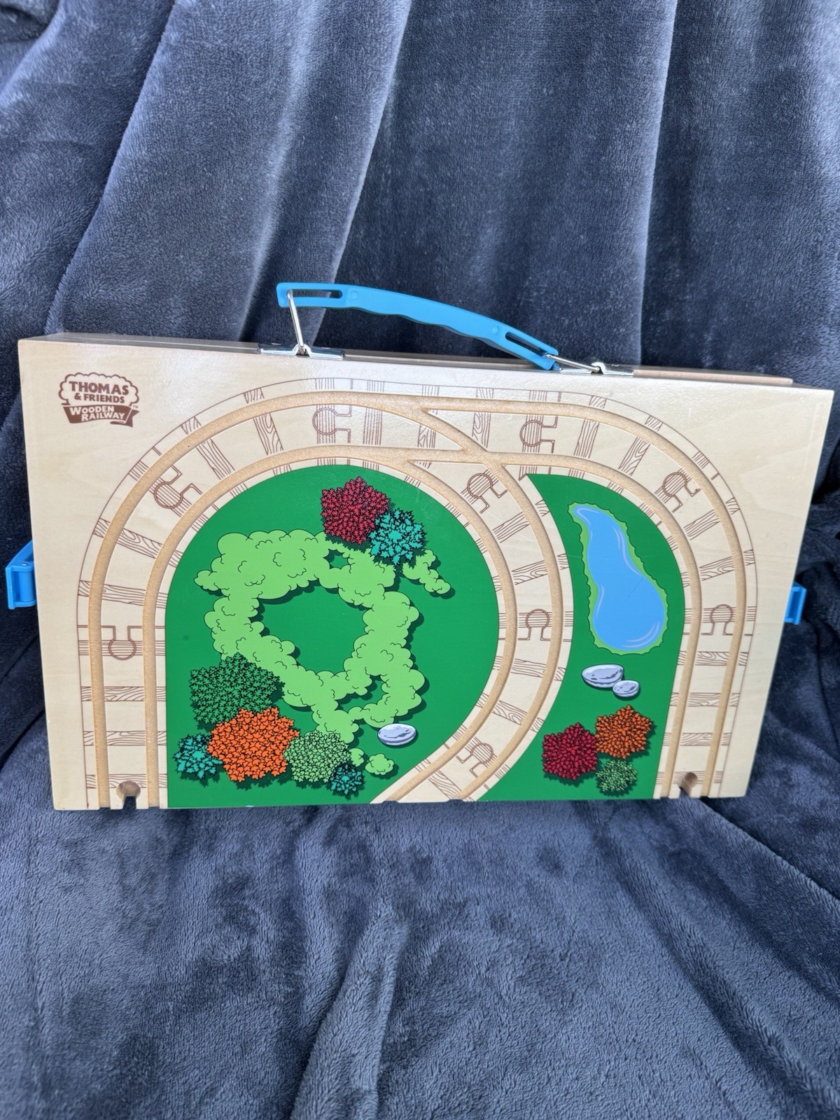 Thomas & Friends Wooden Railways Train Track Carry Case Train Storage Used