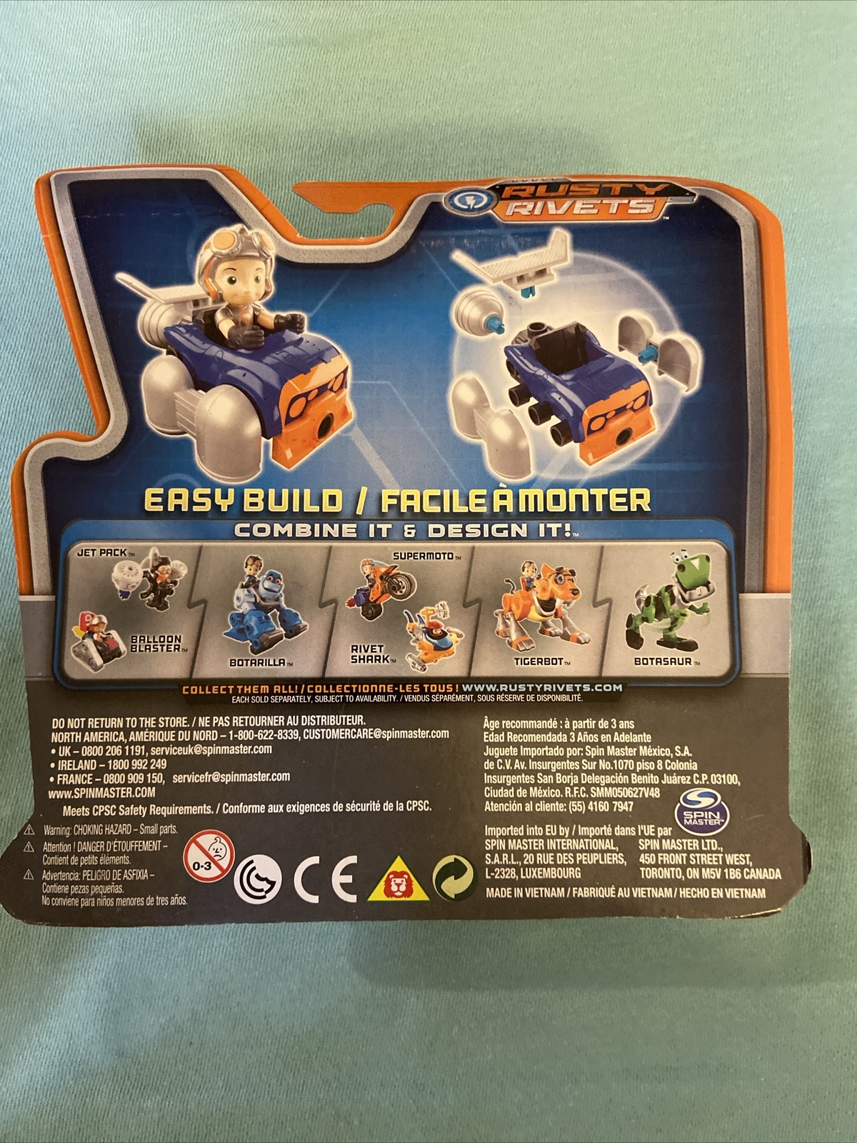 Rusty Rivets Flying Rusty Kart Build With Standing Figure for Ages 3 And Up Toy