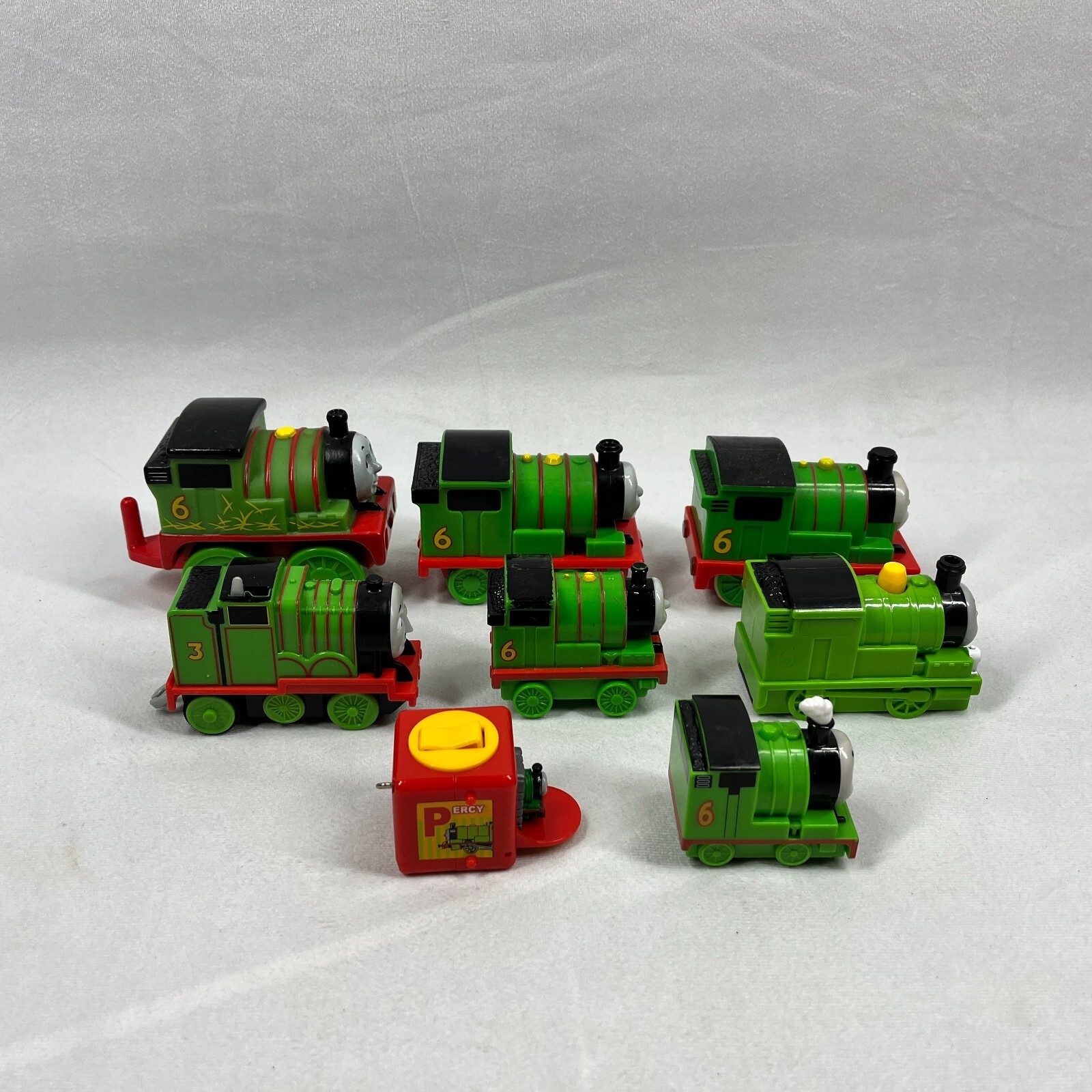 Thomas & Friends HUGE PERCY TRAIN ENGINE LOT – All Different Types/Sizes