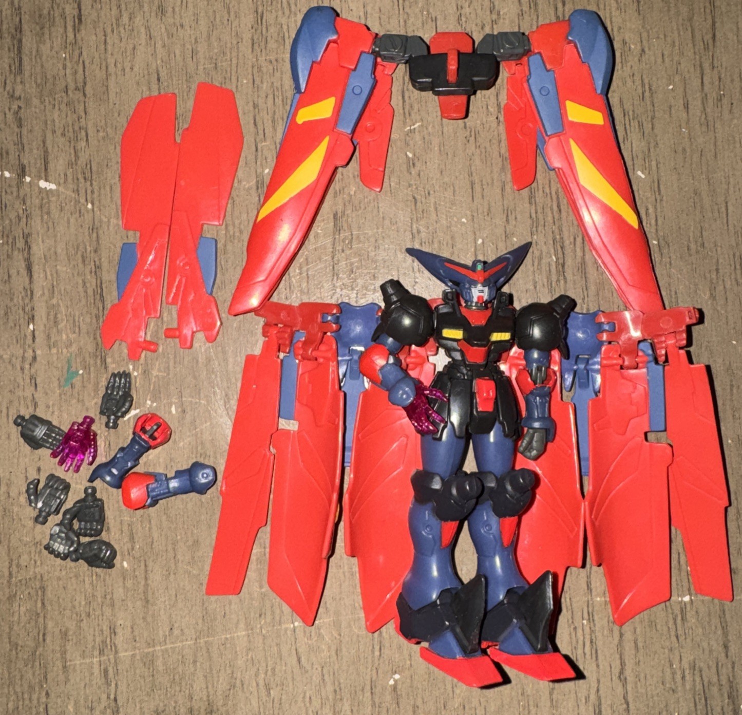 2001 Gundam Bandai Mobile Fighter G Master Gundam g-07 7.5&Prime; with accessories