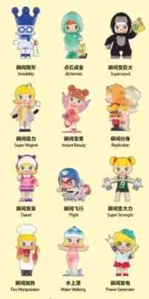 POP MART Molly My Instant Super Power Series Bread Confirmed Blind Box Figure