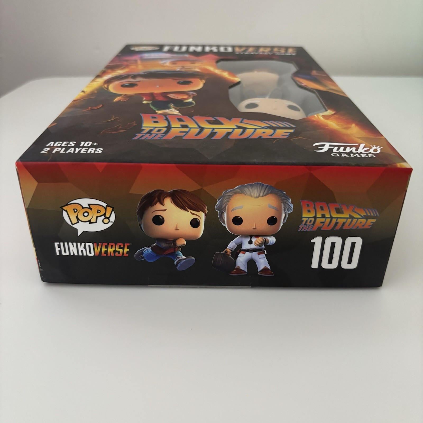 Funkoverse Back to the Future Strategy Board Game English Version Open Box