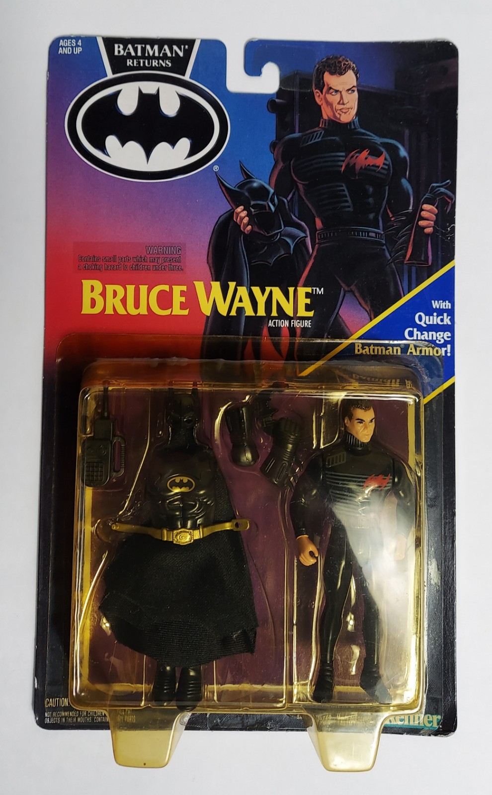 Kenner Batman Returns Bruce Wayne Quick Change Batman Armor