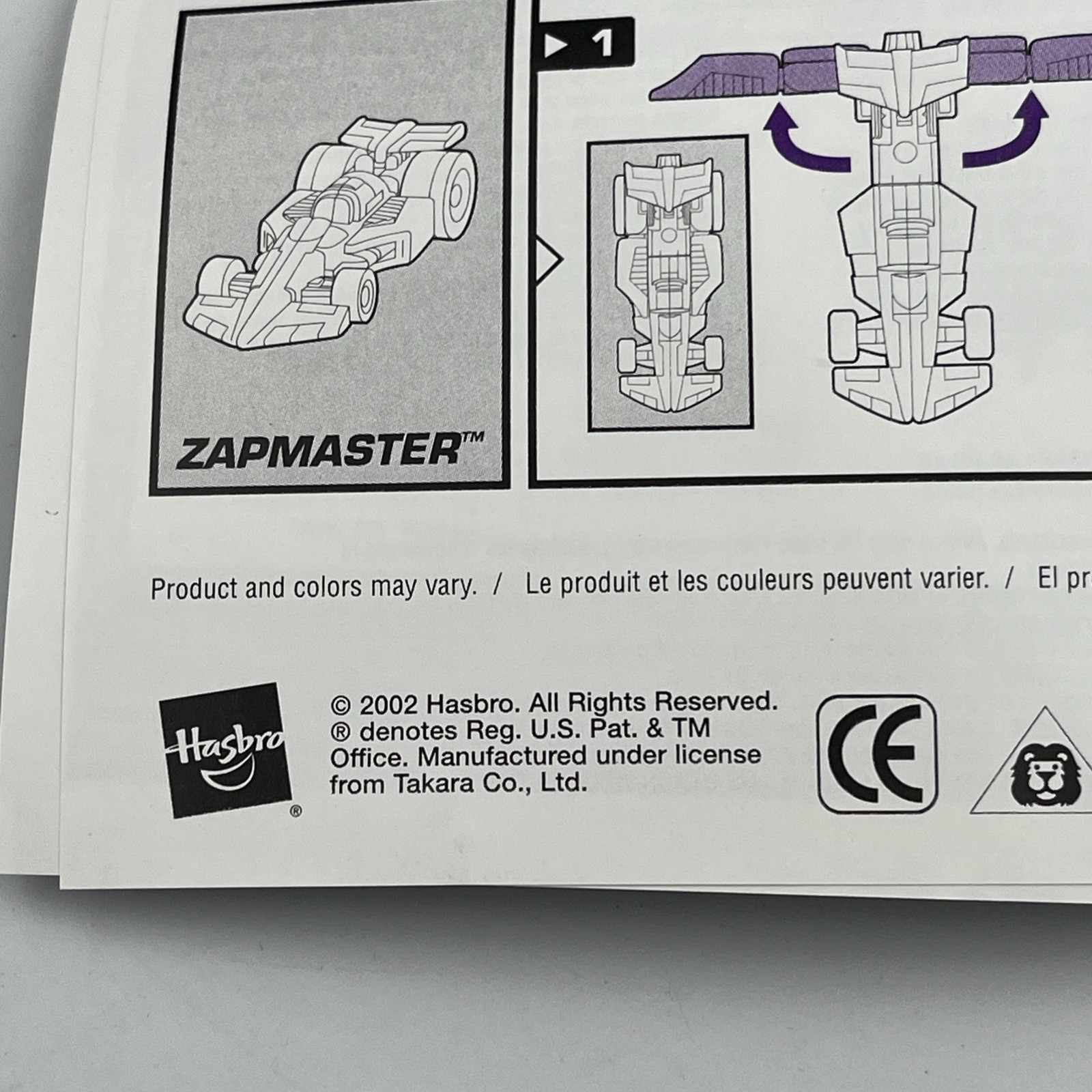 Transformers Armada Thundercracker Super Con Complete Missiles Instructions 2002