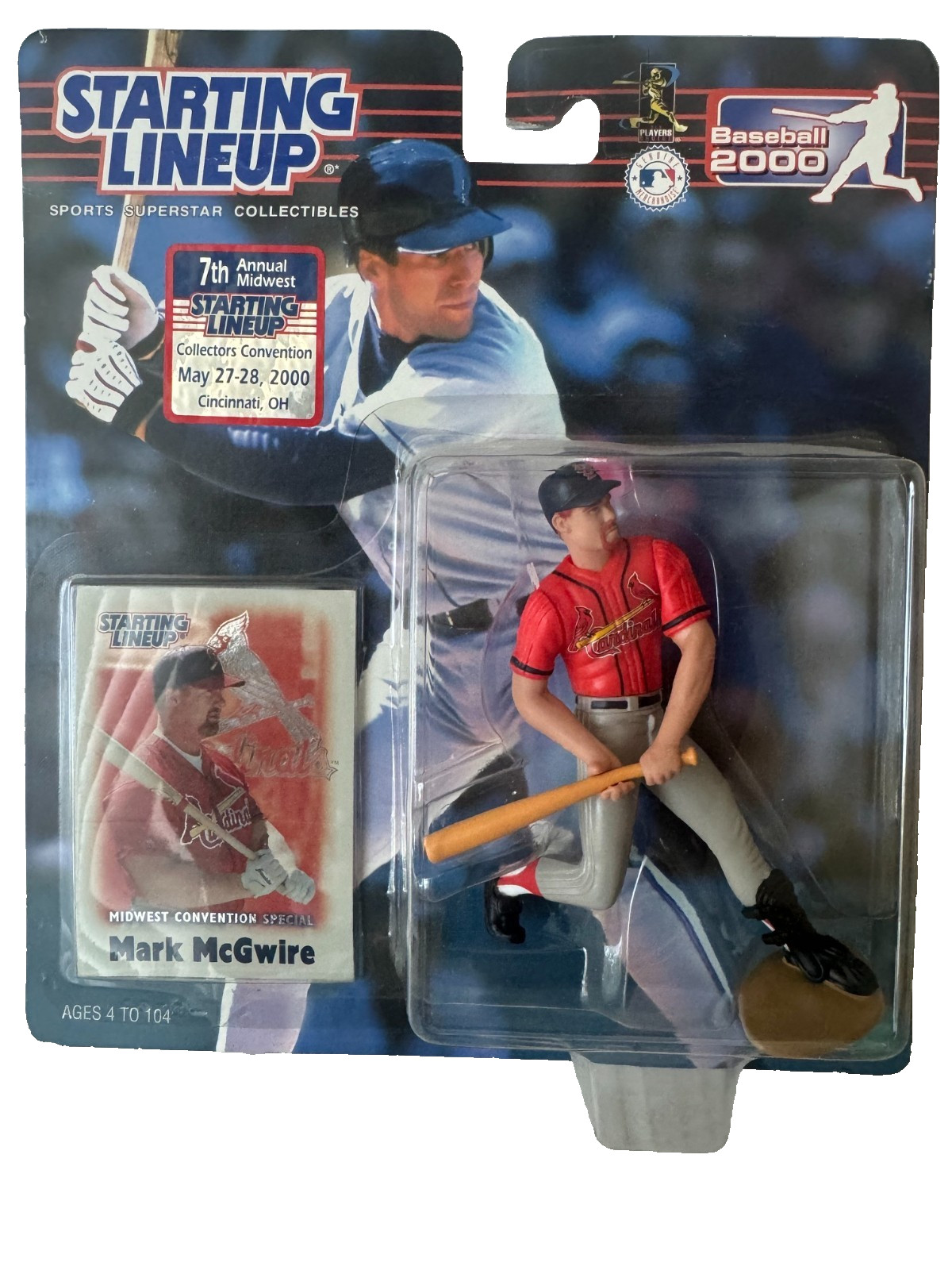 Starting Lineup 2000 Mark McGwire St. Louis Cardinals Midwest Convention