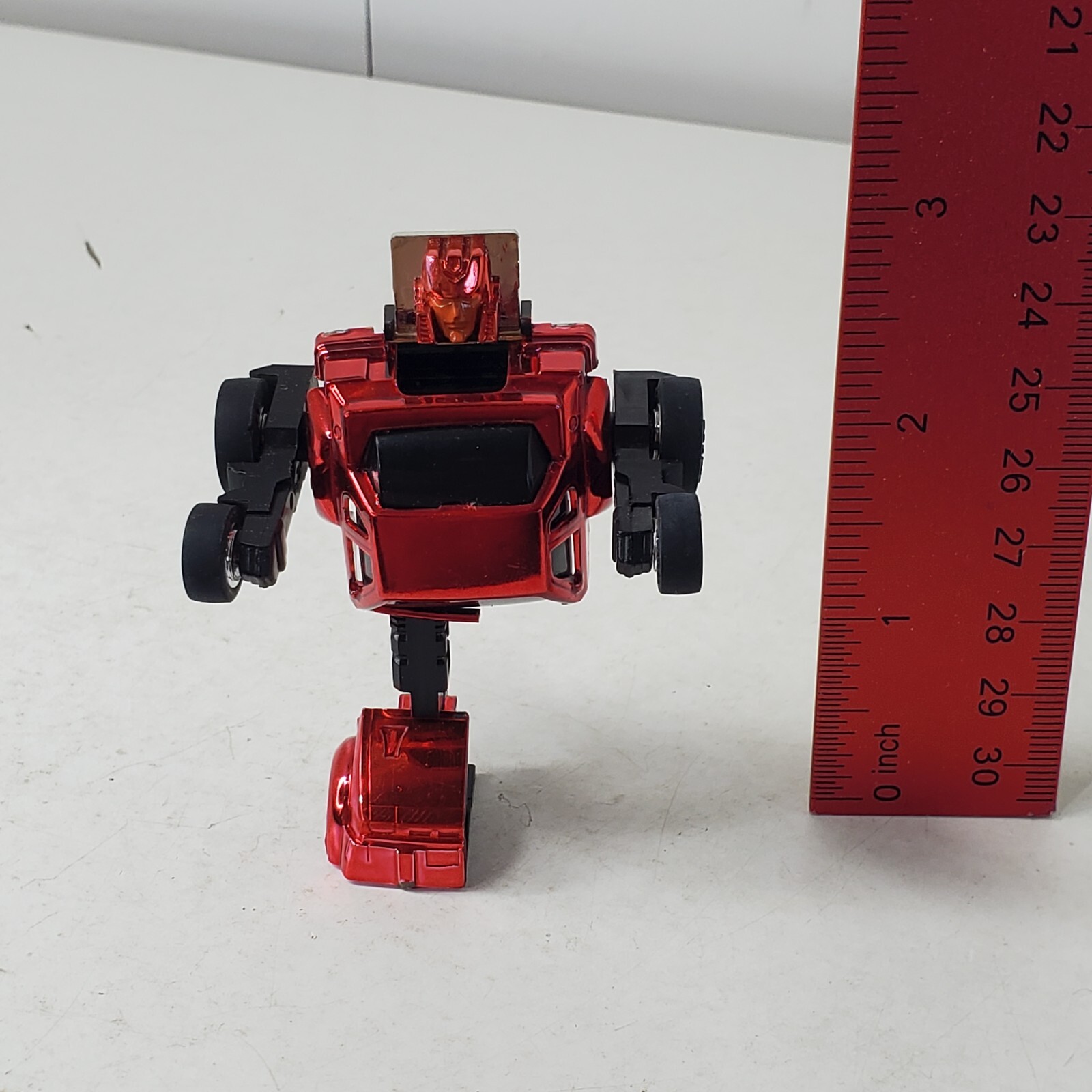 G2 Hubcap RED Chrome 1985 Transformers Hasbro Action Figure Missing Part Vintage