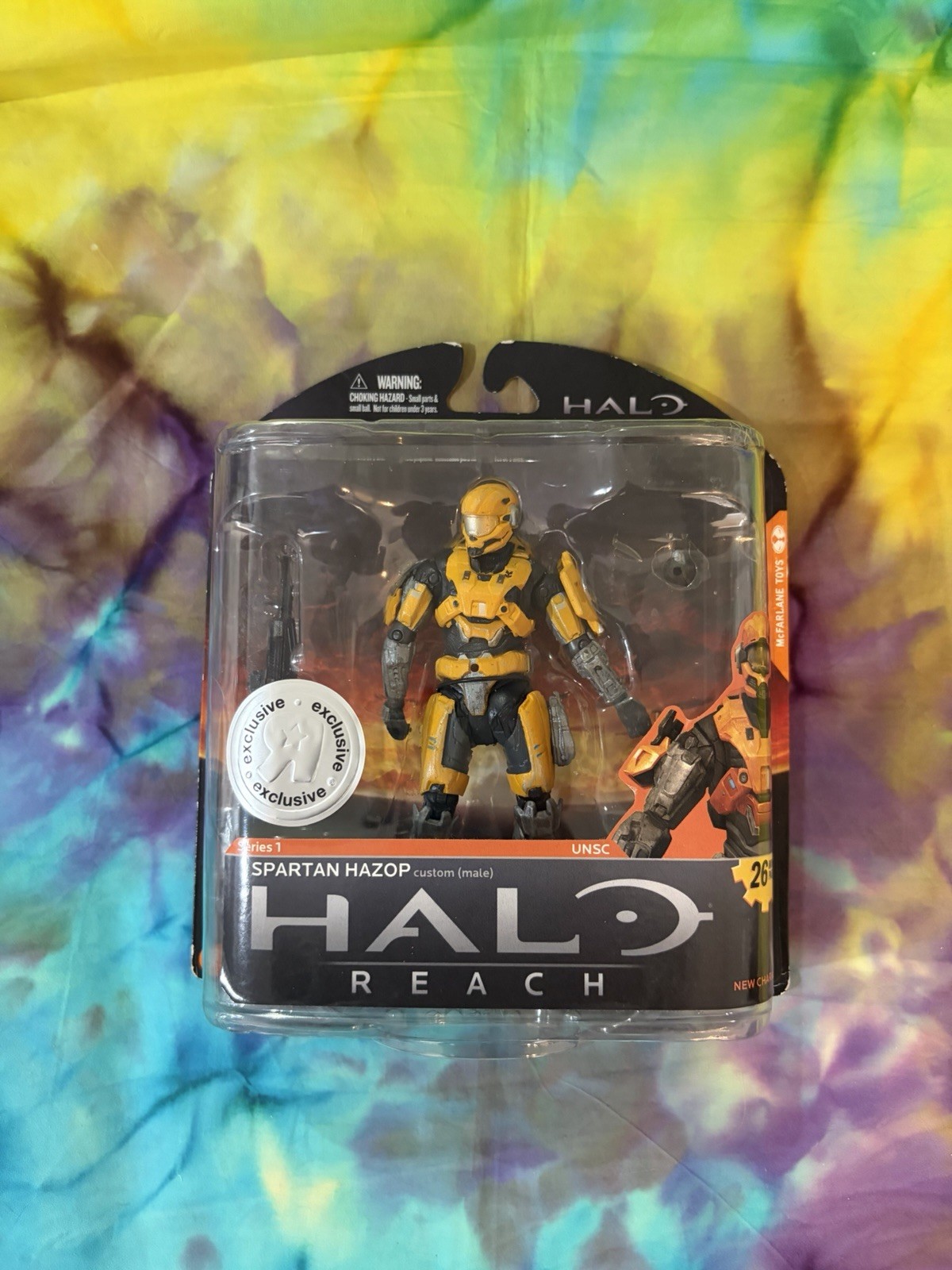 Toys R Us-exclusive Halo Reach Series 1 « Gold HAZOP » action figure McFarlane NEW