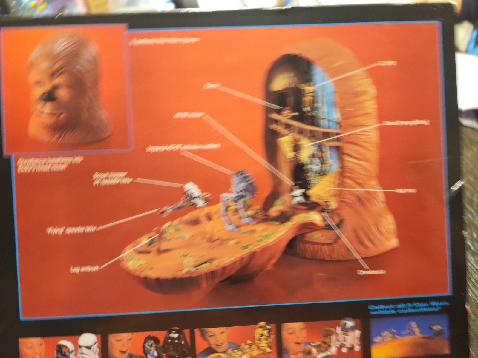 Micro Machines Space Star Wars Chewbacca Transforming Action Set Galoob 1995