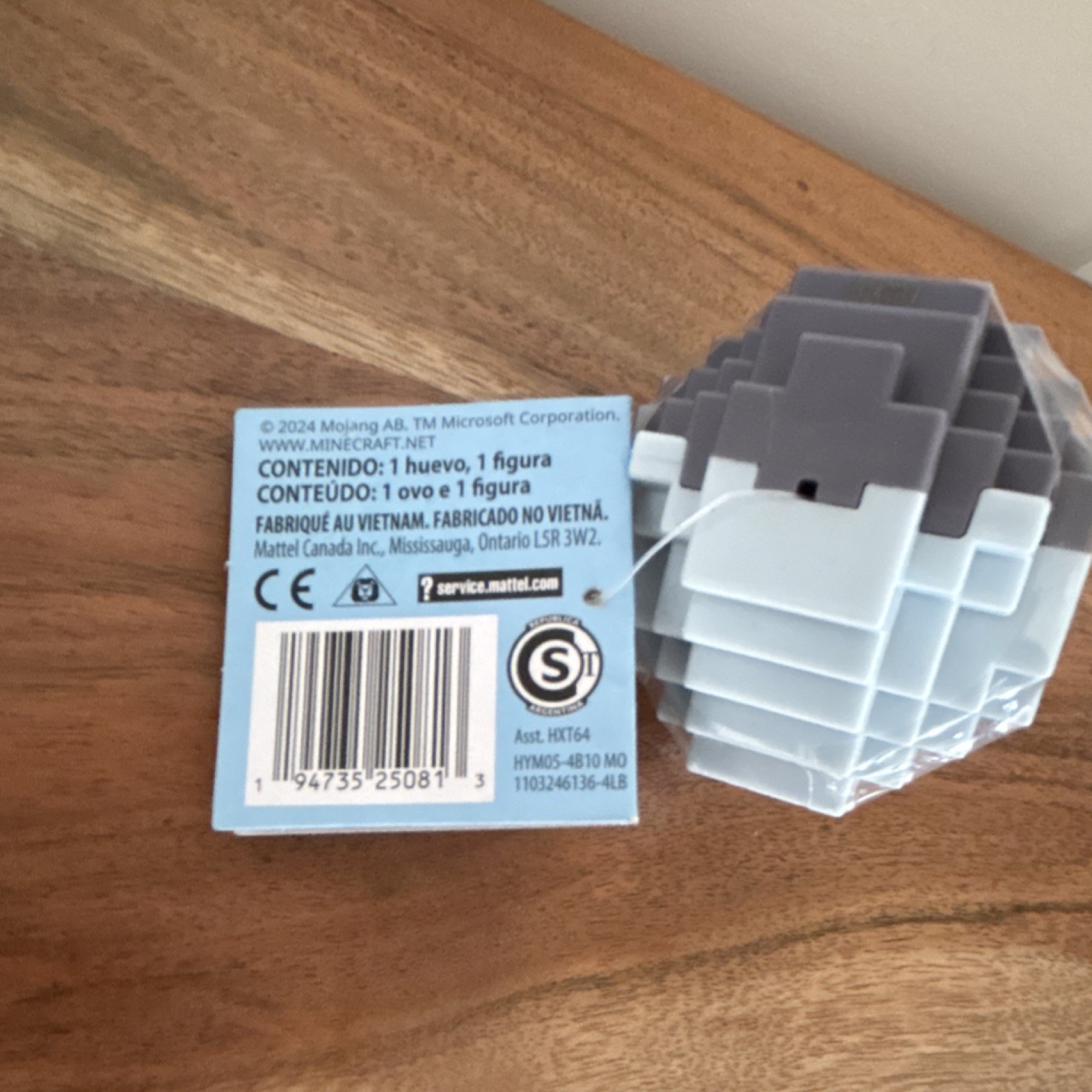Mattel Minecraft Mini Mode Egg Figurine Model HYMOS-4810 MO 2024