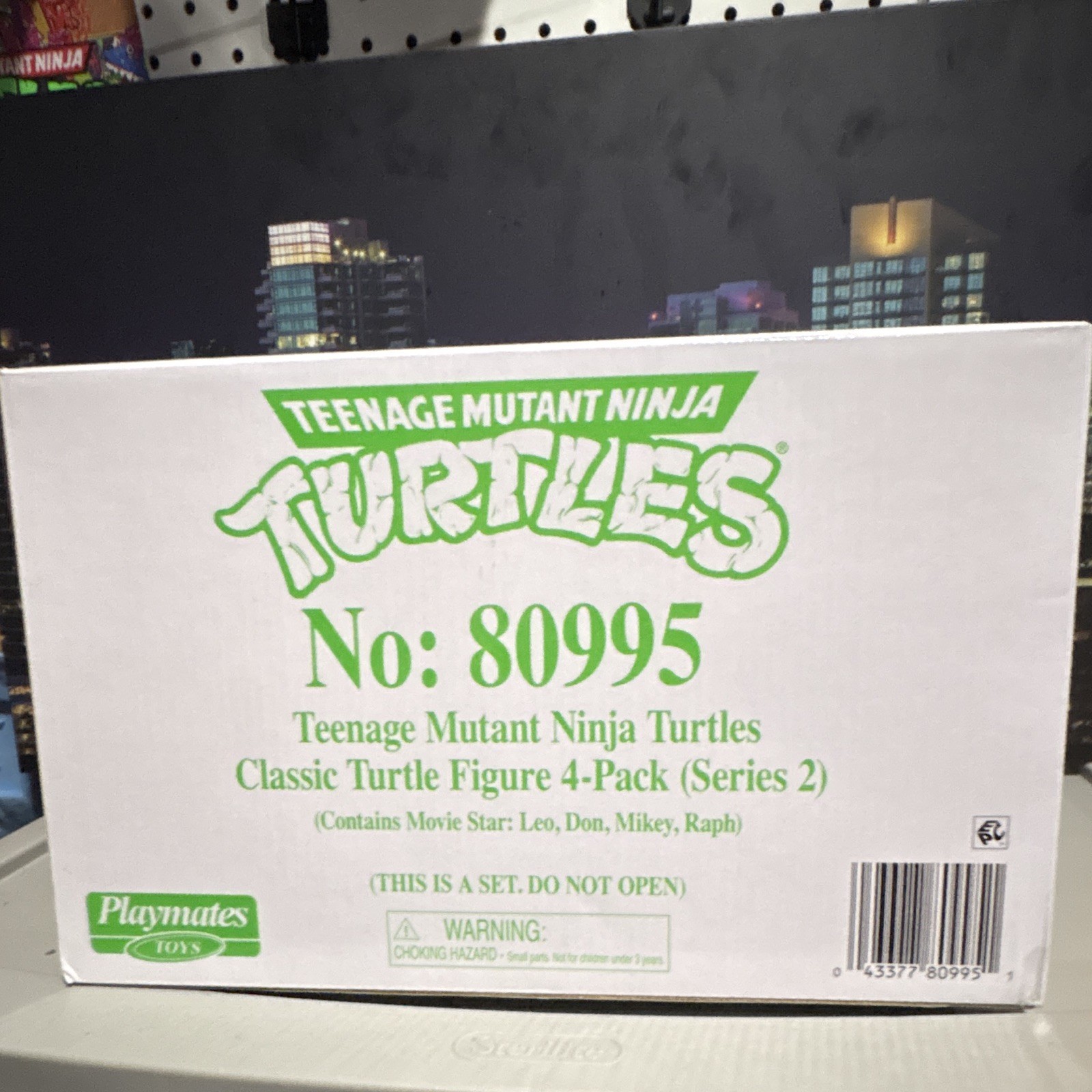 Playmates TMNT Classic Turtle Movie Star Figure 4-Pack (Series 2) Sealed Case