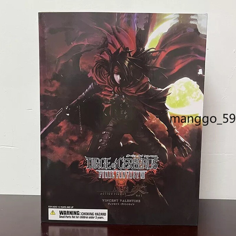 IN US ! Play Arts Kai Final Fantasy VII Vincent Valentine PVC Action Figure Gift