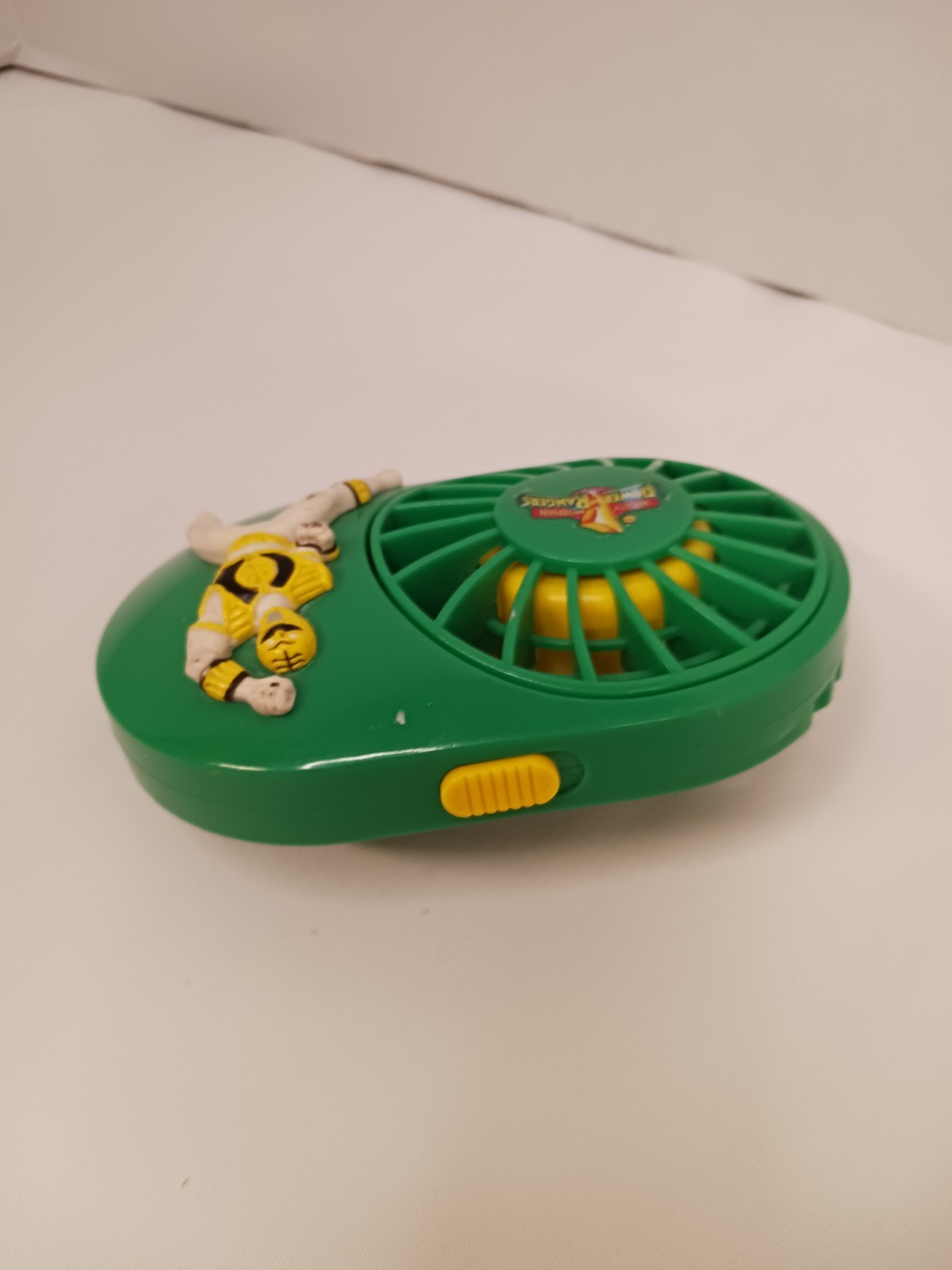 Mighty Morphin Power Ranger White Ranger Mini Fun Fan 1995 Vintage