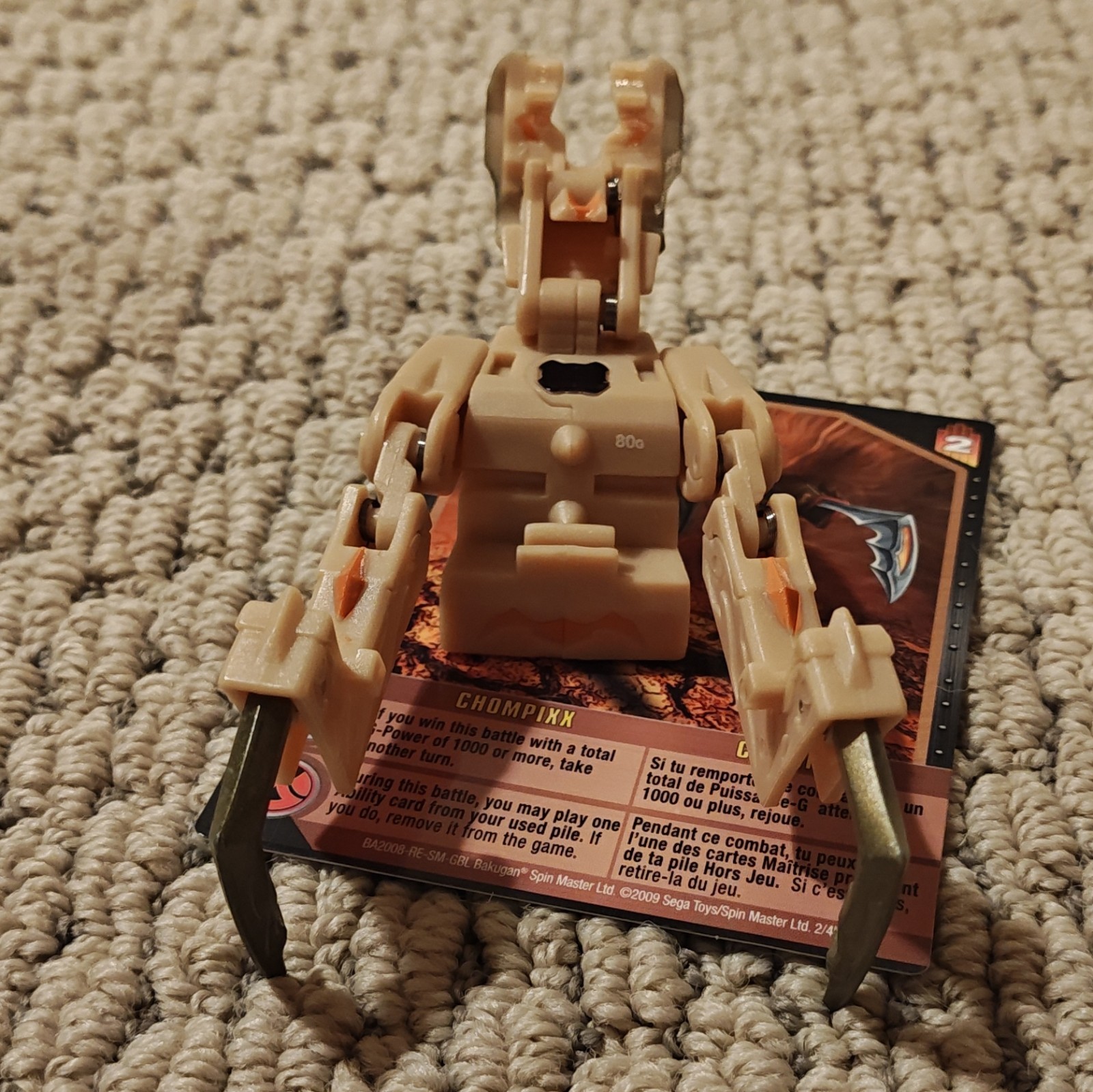 Bakugan Chompixx Battle Gear w/ Ability Card
