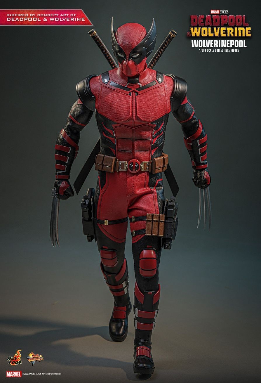 READY NEW AUTHENTIC HOT TOYS DEADPOOL & WOLVERINE WOLVERINEPOOL MMS857 CONCEPT