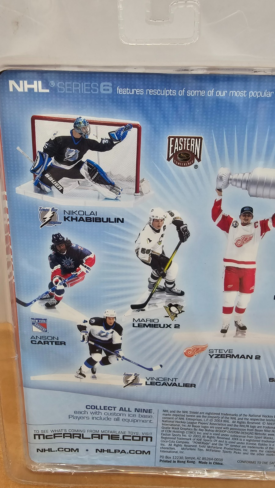 MCFARLANE STEVE YZERMAN DETROIT RED WINGS STANLEY CUP NHL HOCKEY FIGURE SERIES 6