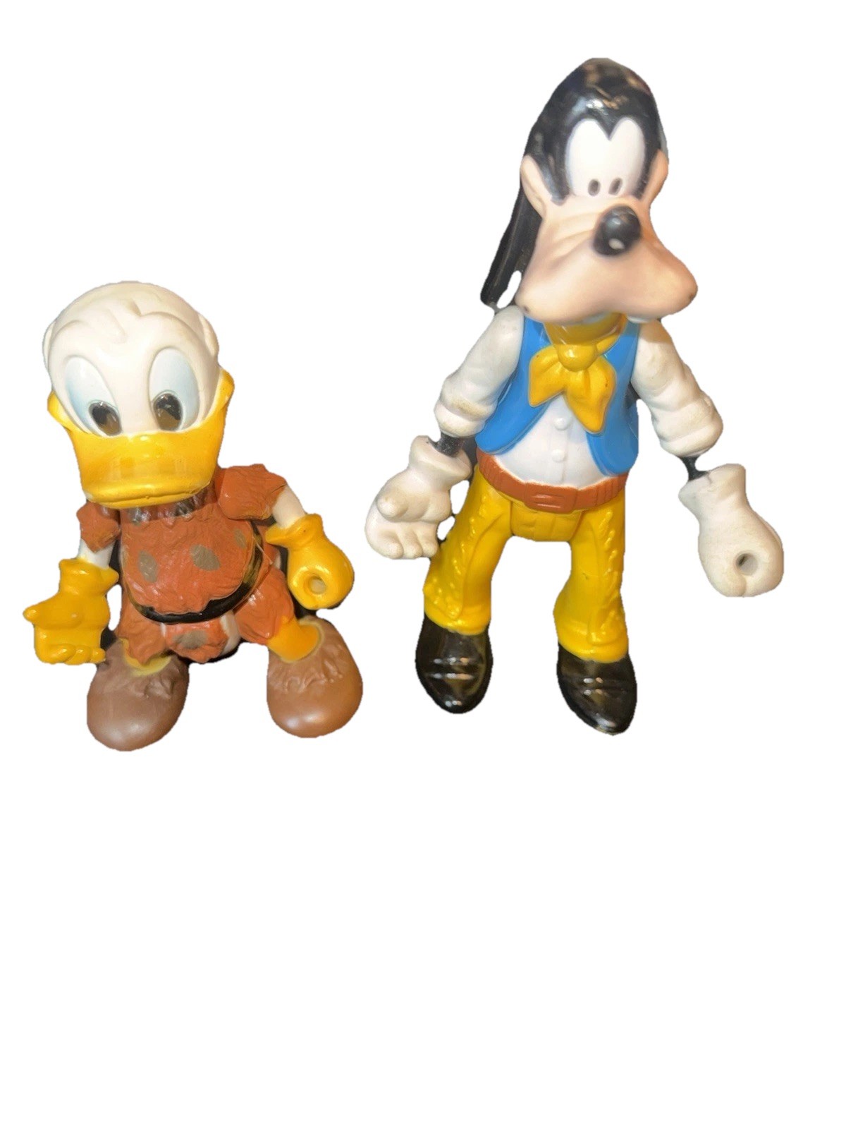 Disney VTG Arco figures goofy Donald Mickey safari wild West Lot