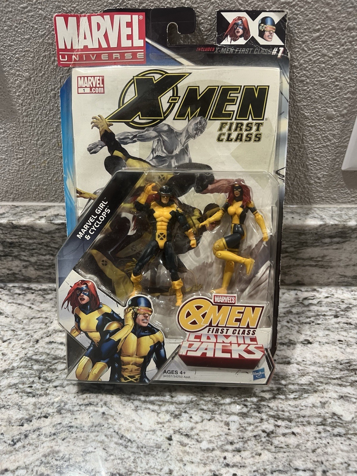 NEW Marvel&rsquo;s Greatest Battles Comic Packs Marvel Girl & Cyclops Figure Set Xmen