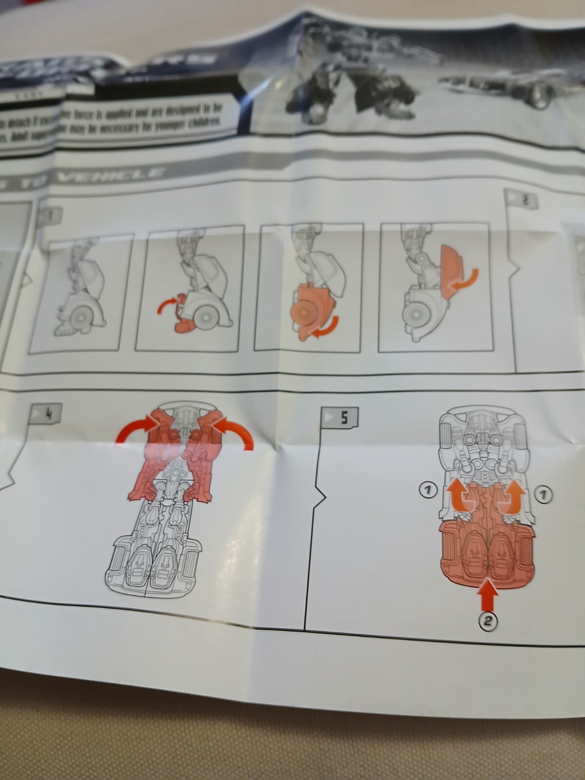Transformers Hubcap Autobot Instruction Booklet Manual Blueprints 2009