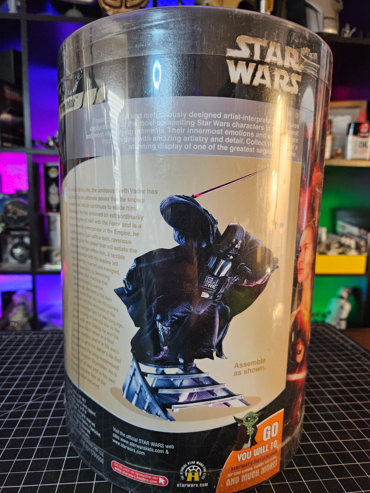 Star Wars Darth Vader Unleashed Figure Best Buy Exclusive Tube Hasbro 2005 New